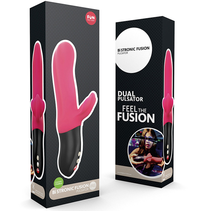 Pulsator Fun Factory Bi Stronic Fusion czerwień